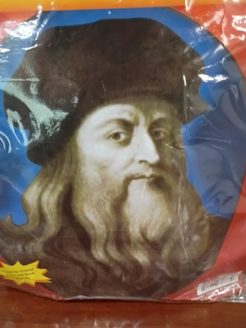 Leonardo da Vinci Halloween Instant Disguise